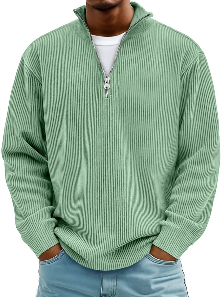 Griffin | Trendy Half-Zip Sweater
