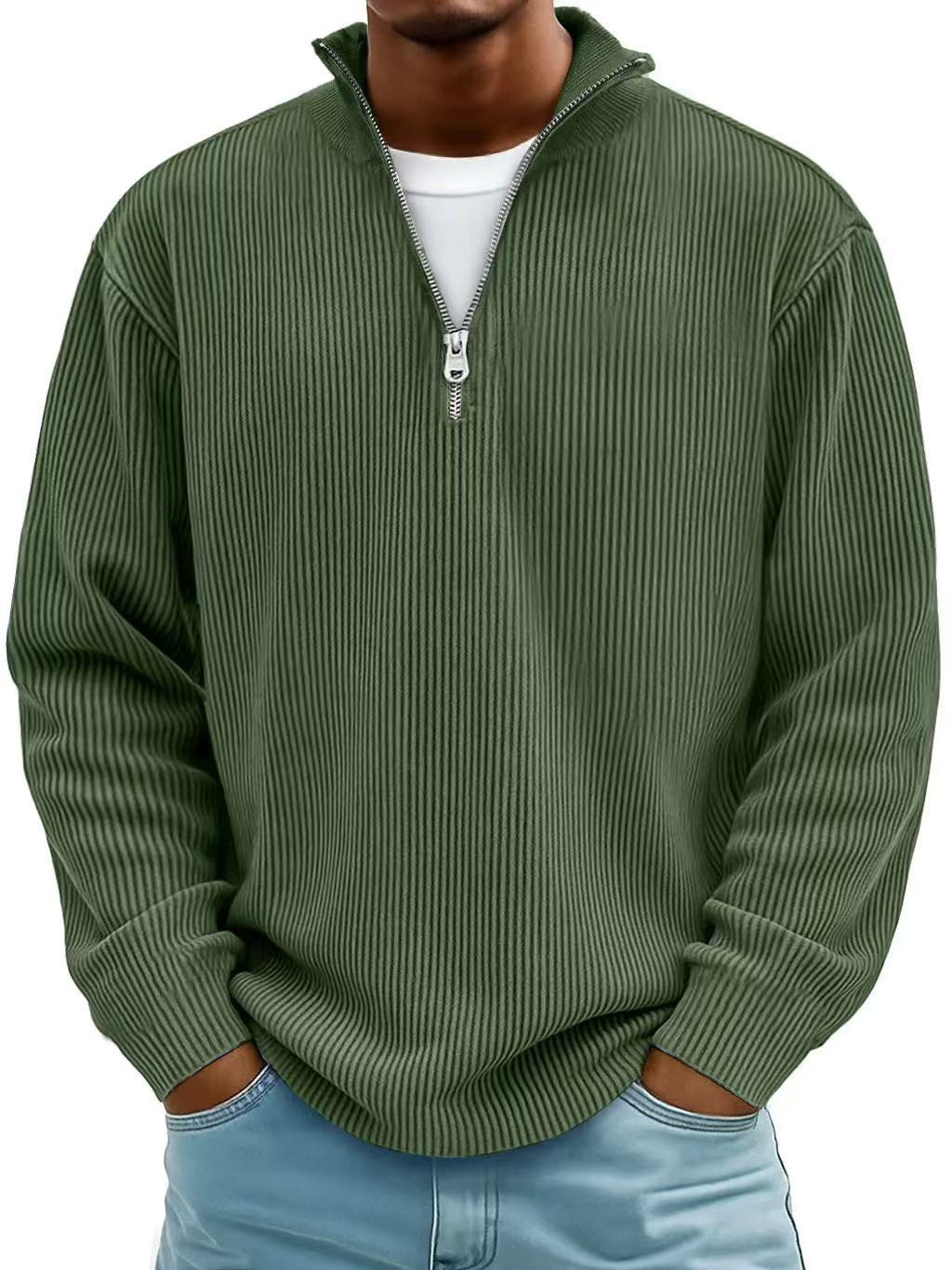 Griffin | Trendy Half-Zip Sweater