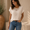 Paula| Lace Boho-Style Top