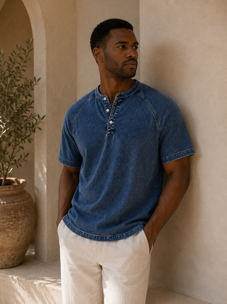 Pedro | Vintage Men's Button-Up Shirt