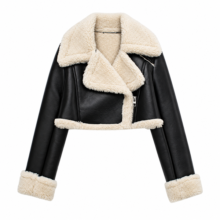 Movae | Elegante PU-Leahter Jacket