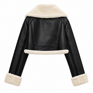 Movae | Elegante PU-Leahter Jacket