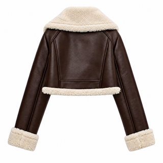 Movae | Elegante PU-Leahter Jacket