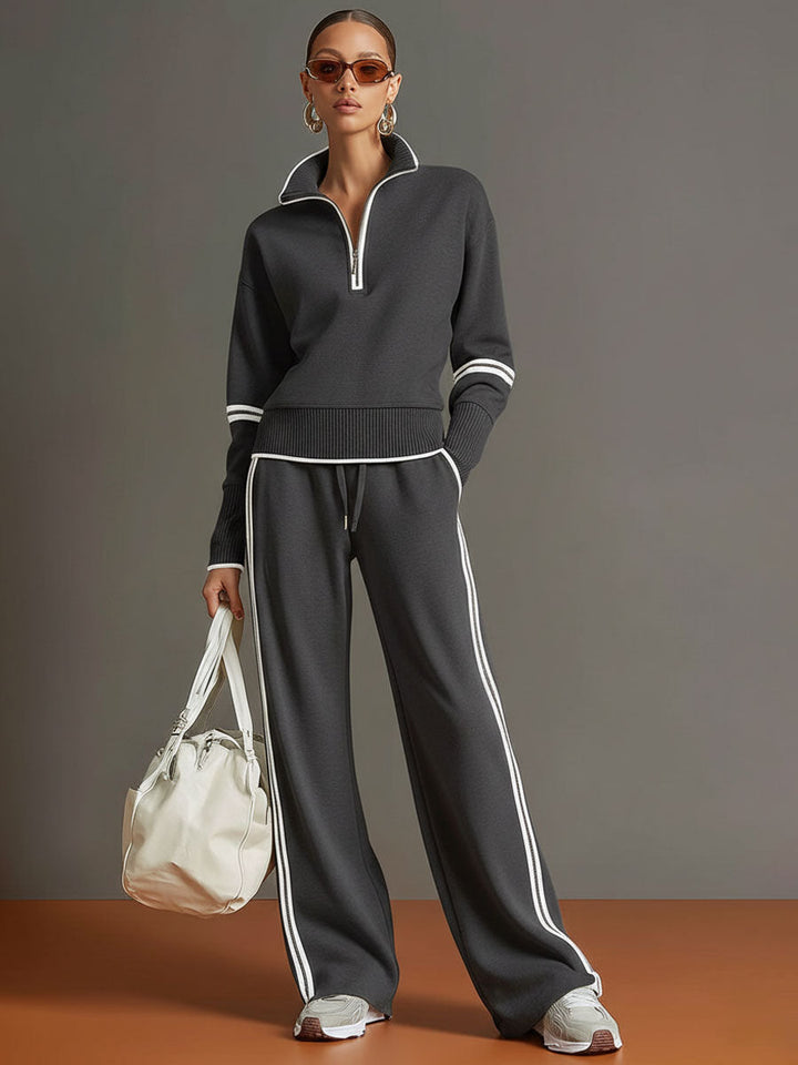 Celeste - Wide-Leg Knit Co-ord Set for Effortless Comfort
