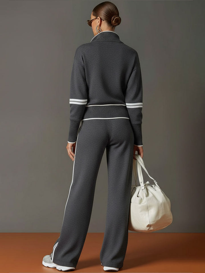 Celeste - Wide-Leg Knit Co-ord Set for Effortless Comfort