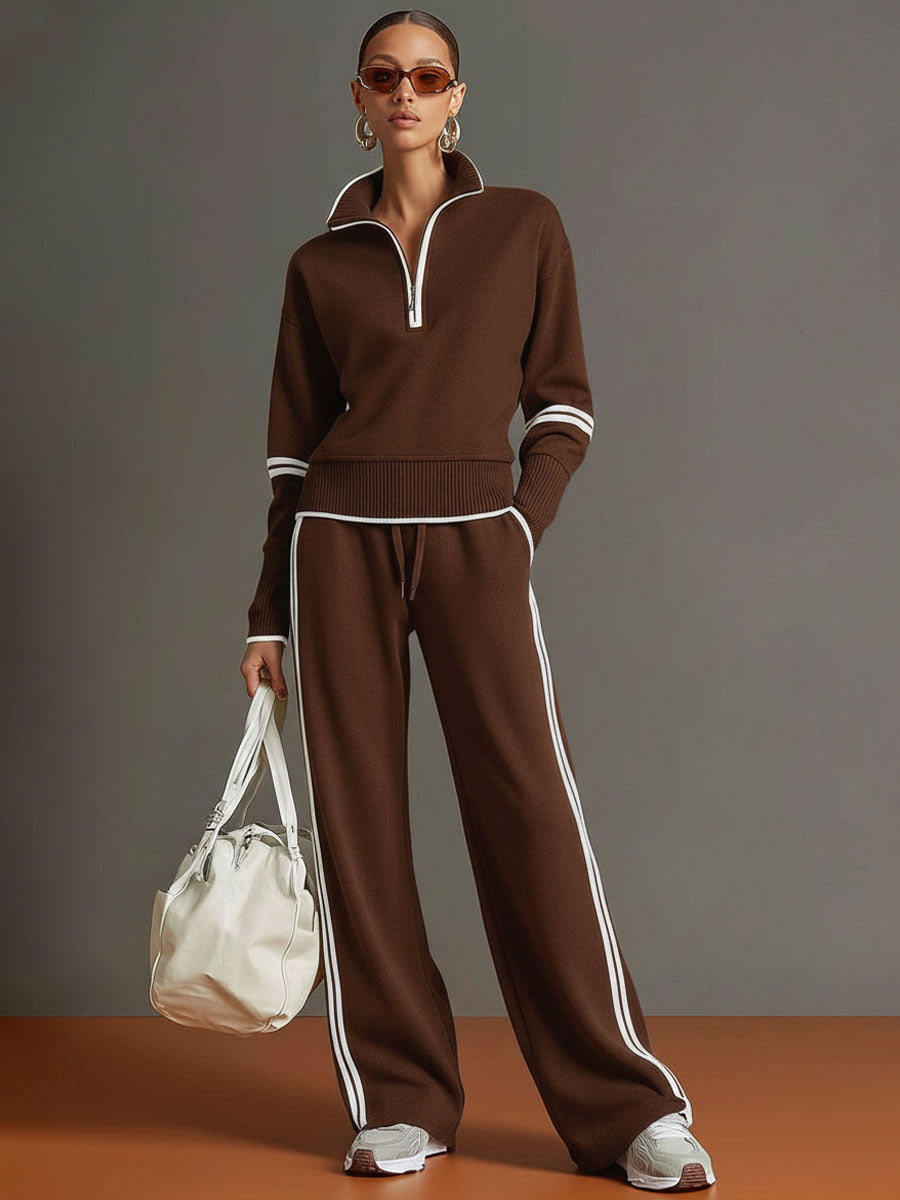 Celeste - Wide-Leg Knit Co-ord Set for Effortless Comfort