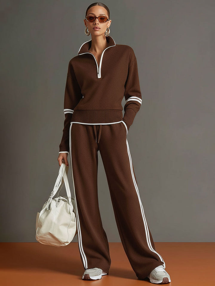 Celeste - Wide-Leg Knit Co-ord Set for Effortless Comfort