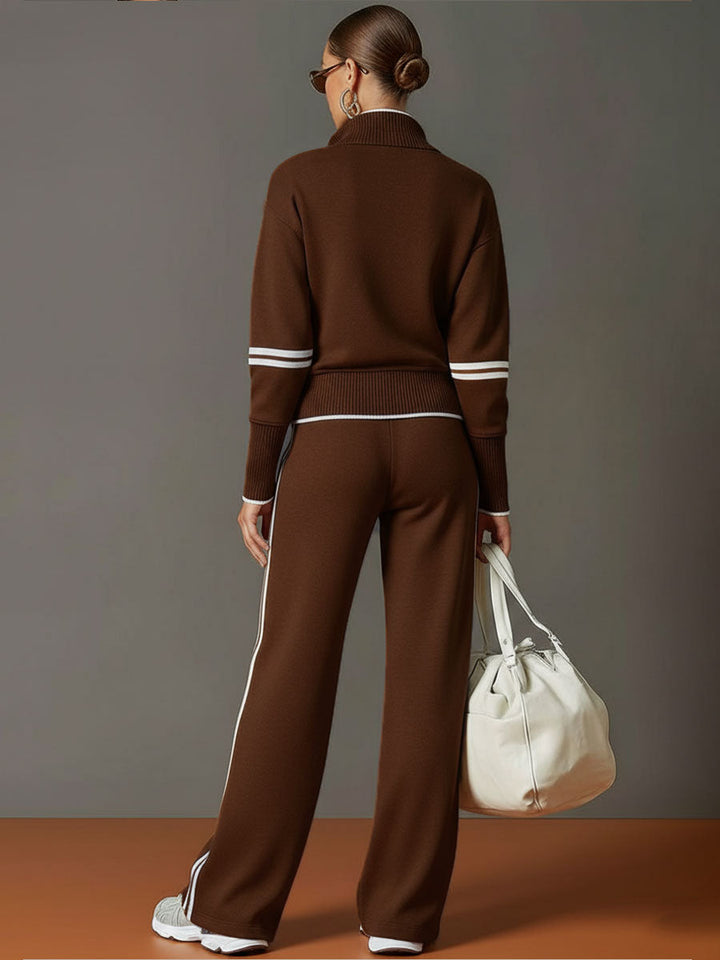 Celeste - Wide-Leg Knit Co-ord Set for Effortless Comfort