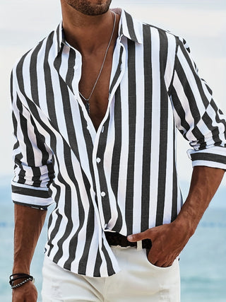 Colin | Riviera Stripe Shirt