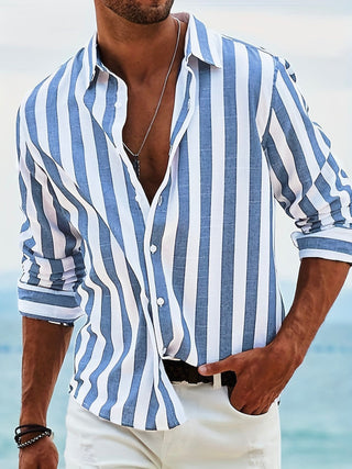 Colin | Riviera Stripe Shirt