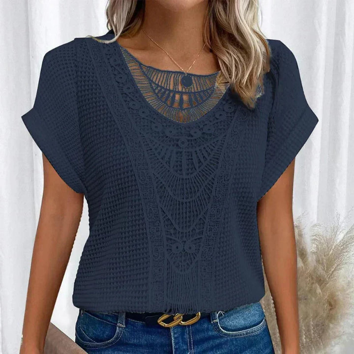Paula| Lace Boho-Style Top