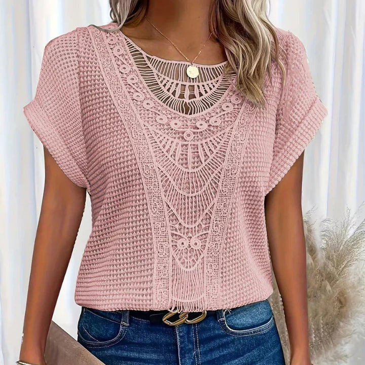 Paula| Lace Boho-Style Top
