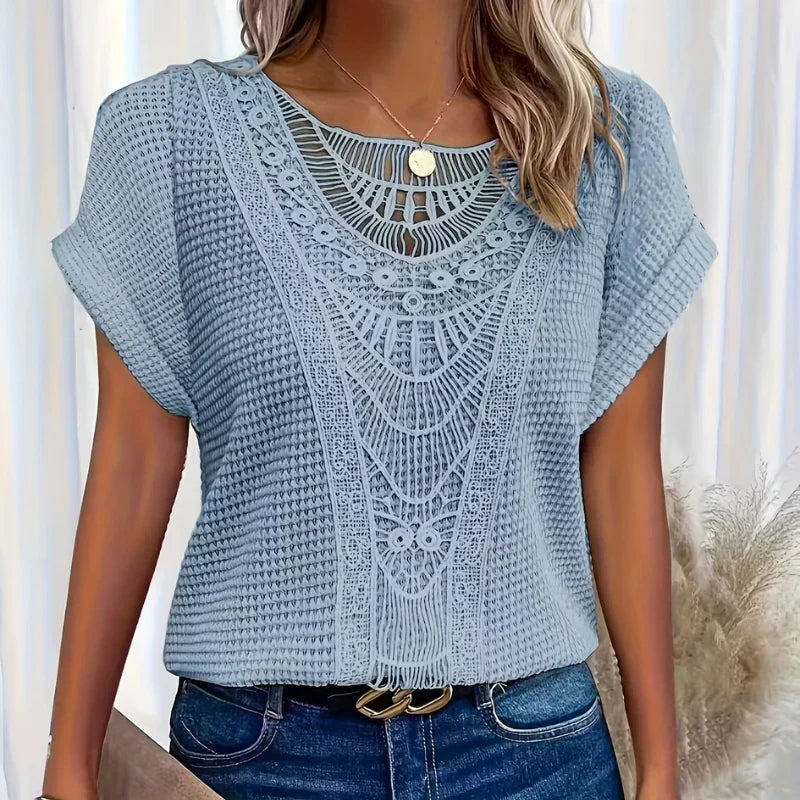 Paula| Lace Boho-Style Top