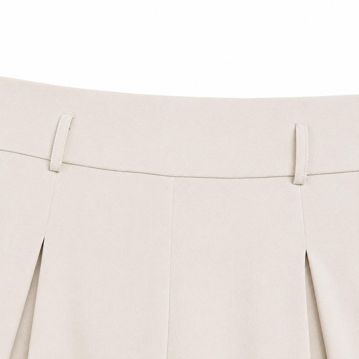 Mila | High-Waisted Pleated Wide-Leg Trousers