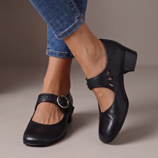 Juliette| Escarpins Confort à Bride et Talon Large
