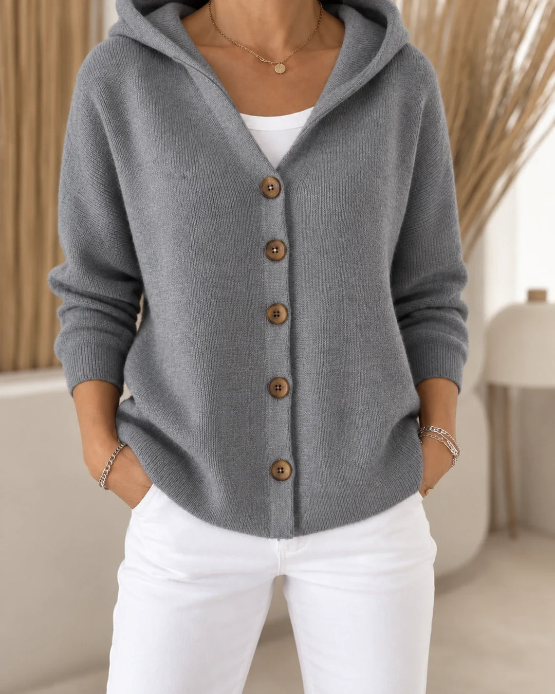 Teri | Lightweight Hooded Cardigan