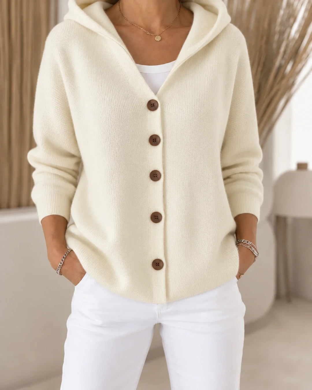 Teri | Lightweight Hooded Cardigan
