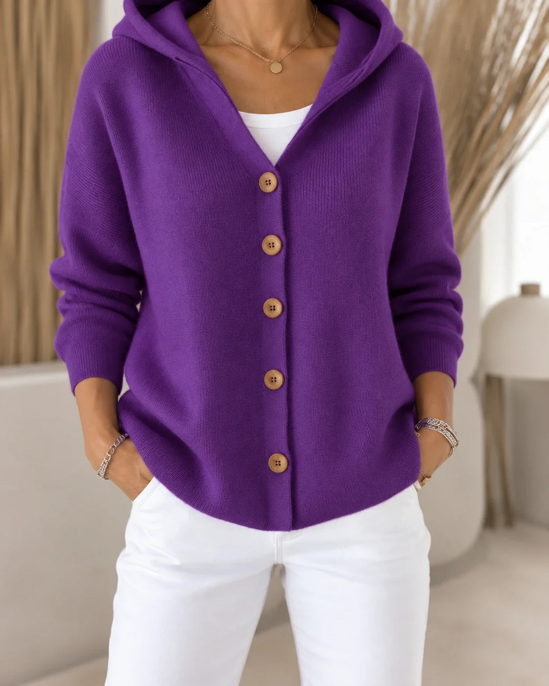Teri | Lightweight Hooded Cardigan