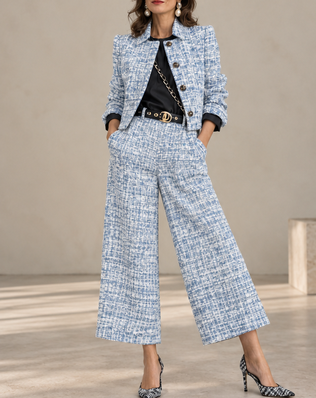 Manon | Elegant Blouse and Trousers Set