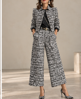 Manon | Elegant Blouse and Trousers Set
