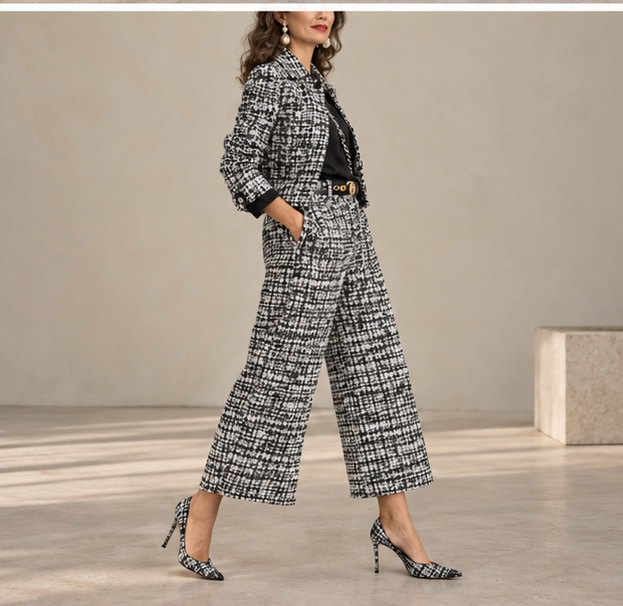 Manon | Elegant Blouse and Trousers Set